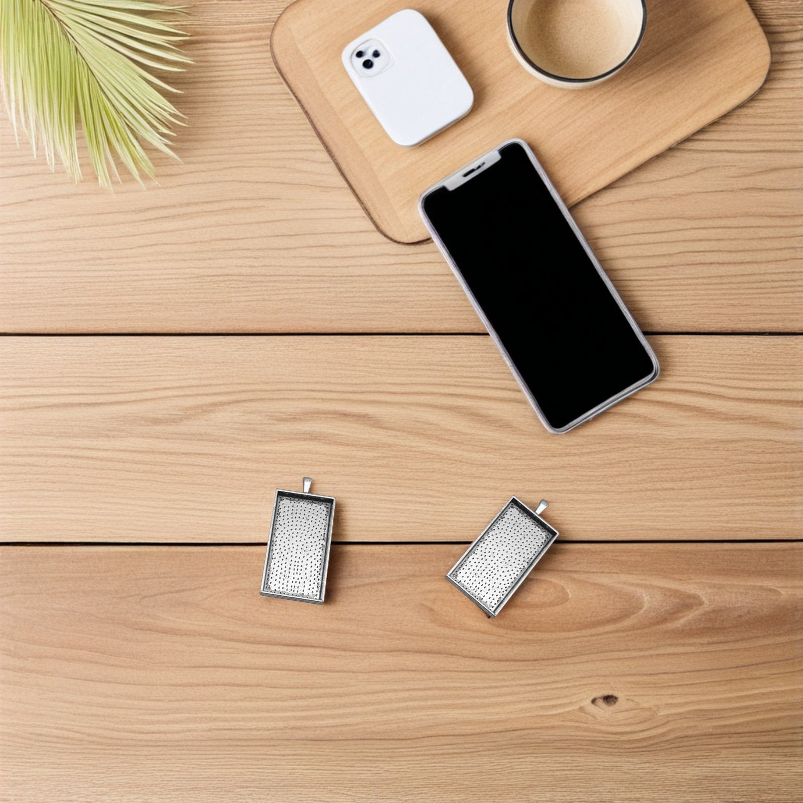 Bezels Set Pendant - 10 unidades de suportes para pingentes